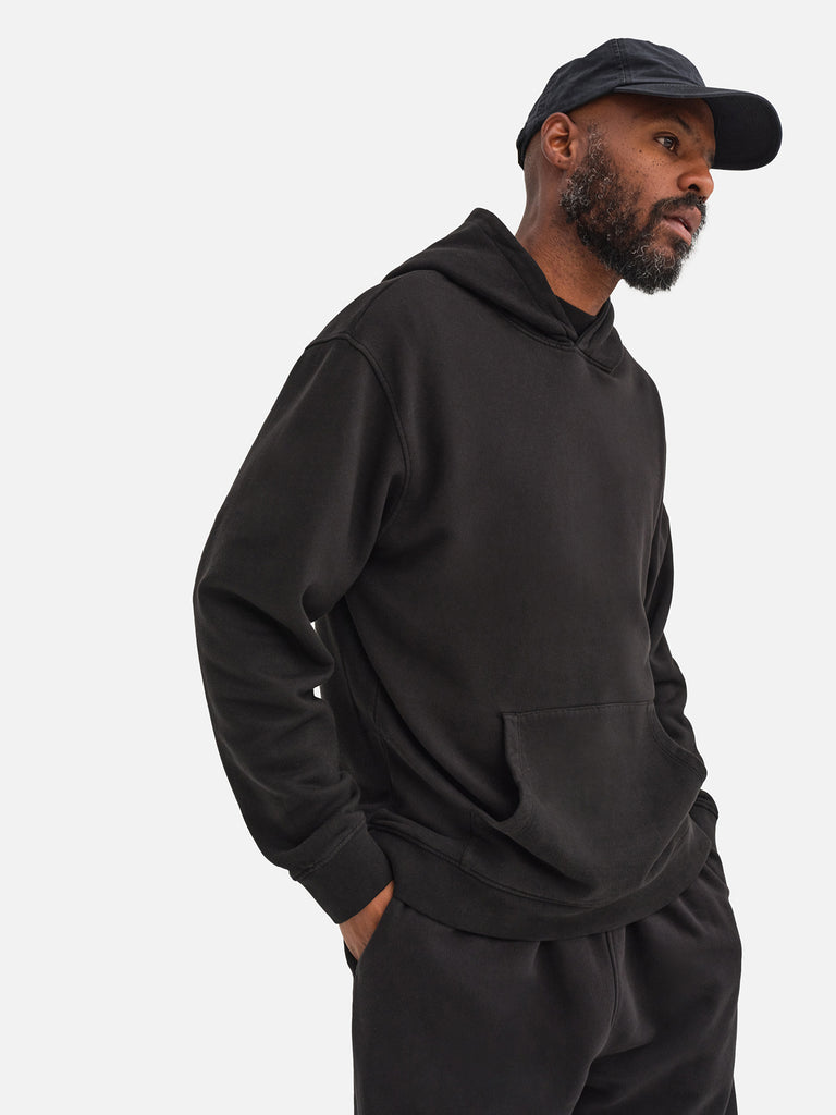Fleece hoodie black discount