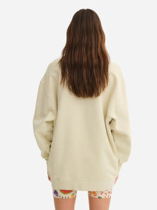 MATE x Lisa Says Gah Organic Fleece Embroidered Oversized Sweatshirt