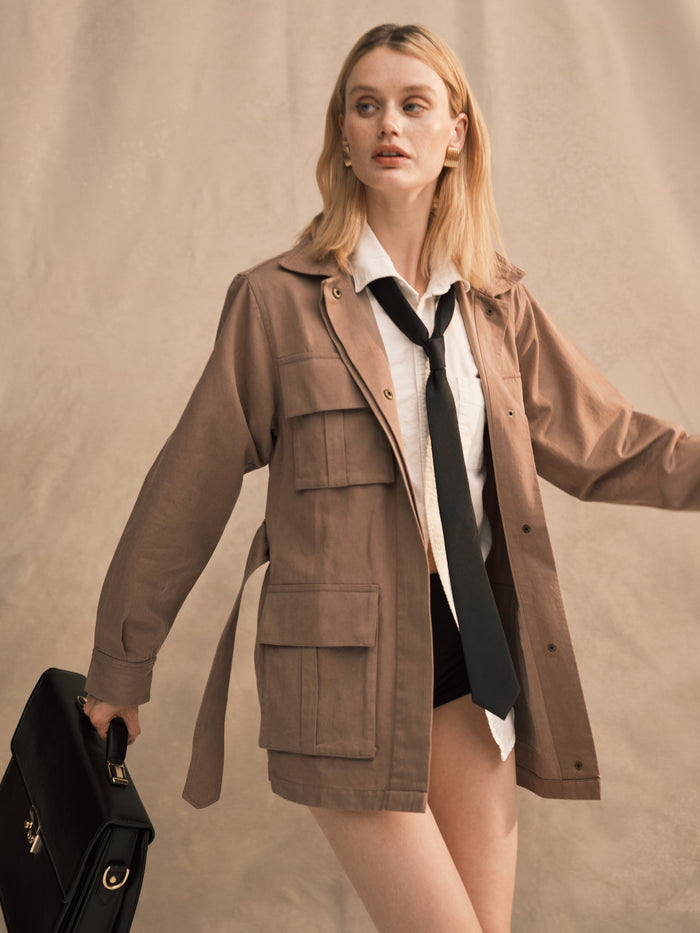 Tencel Twill Utility Jacket
