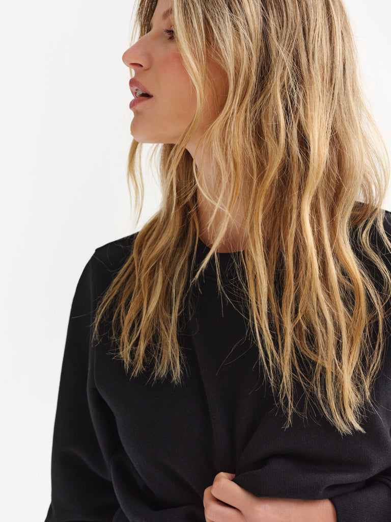 Organic Fleece Shrunken Crew Neck Sweatshirt – MATE the Label