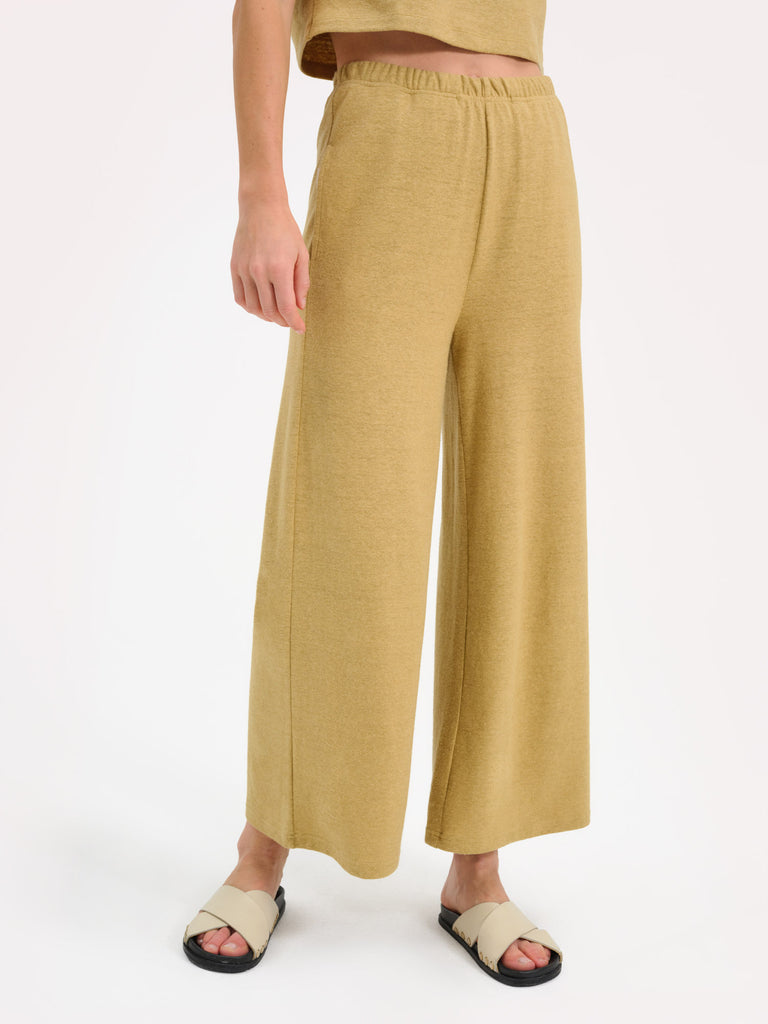 f] HEMP HERRINGBONE PAINTER PANTS/ NAVY - Cale online