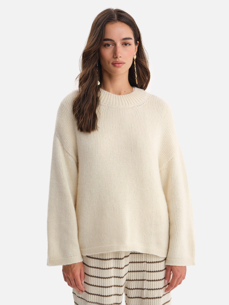 Luxe Alpaca Crewneck Pullover – MATE the Label