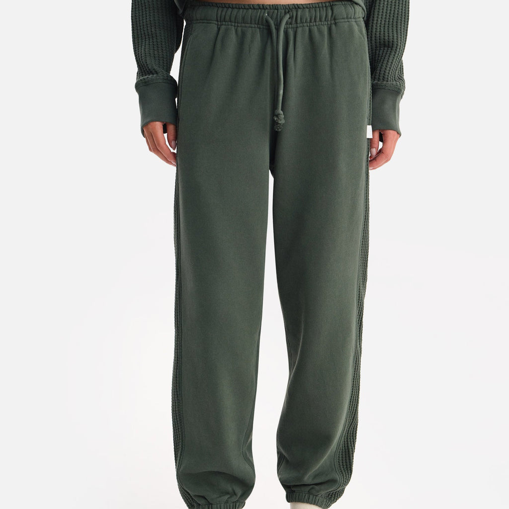 Organic Fleece and Waffle Relaxed Pocket Sweatpant