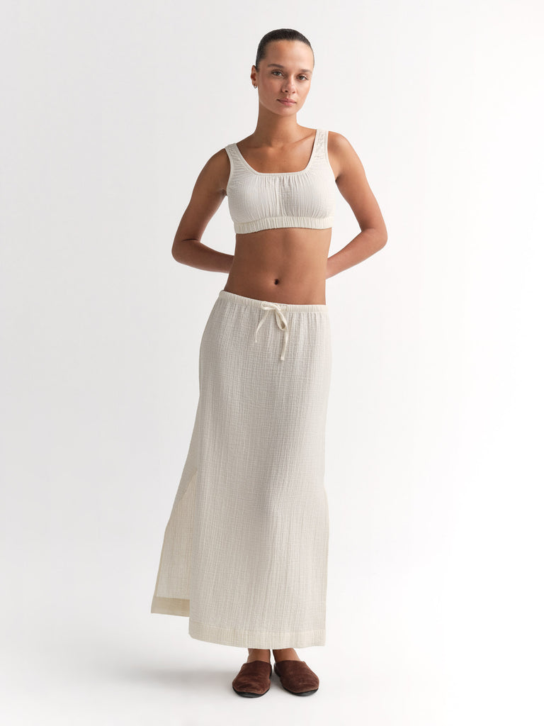 Organic Gauze Midi Skirt – MATE the Label