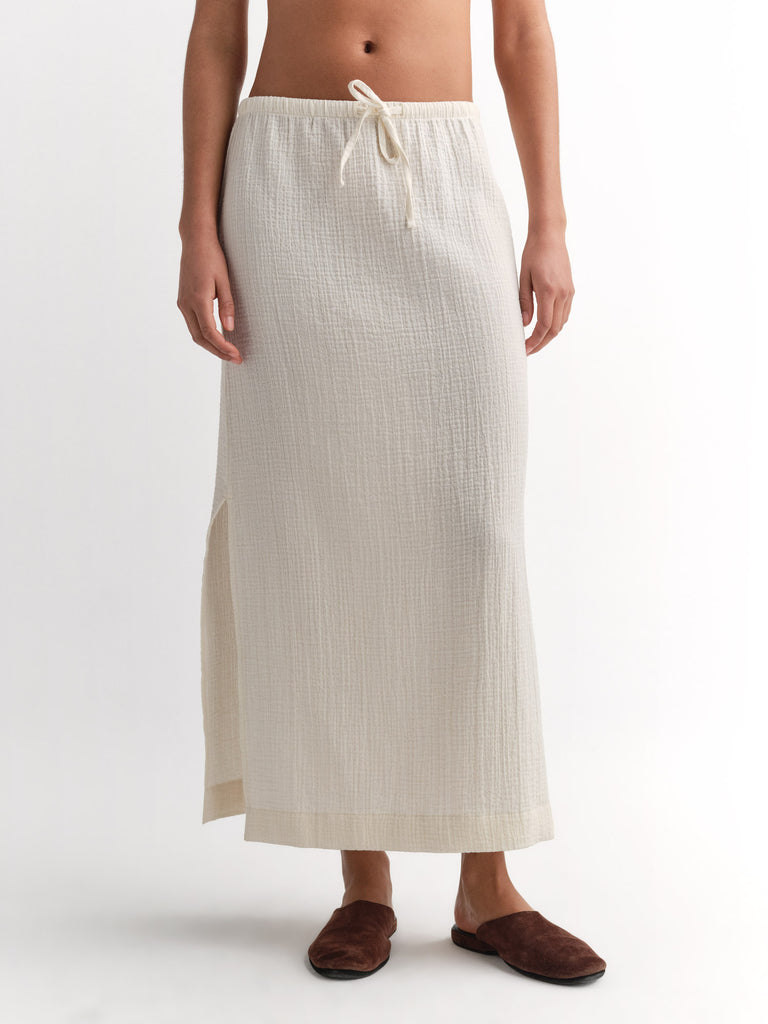 Organic Gauze Midi Skirt – MATE the Label