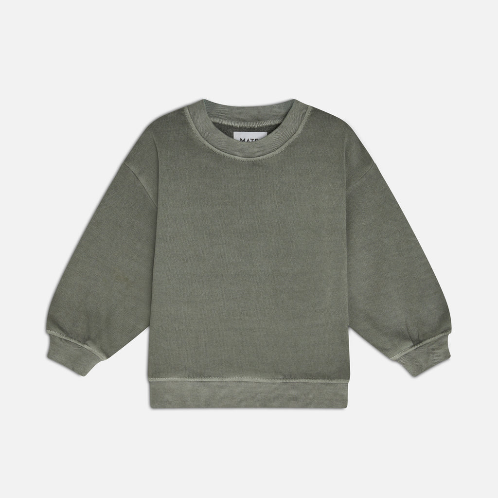 MiniOrganicFleeceCrewNeckSweat