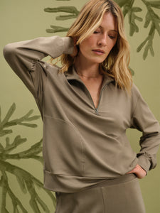 Seacell Tencel Quarter Zip Pullover