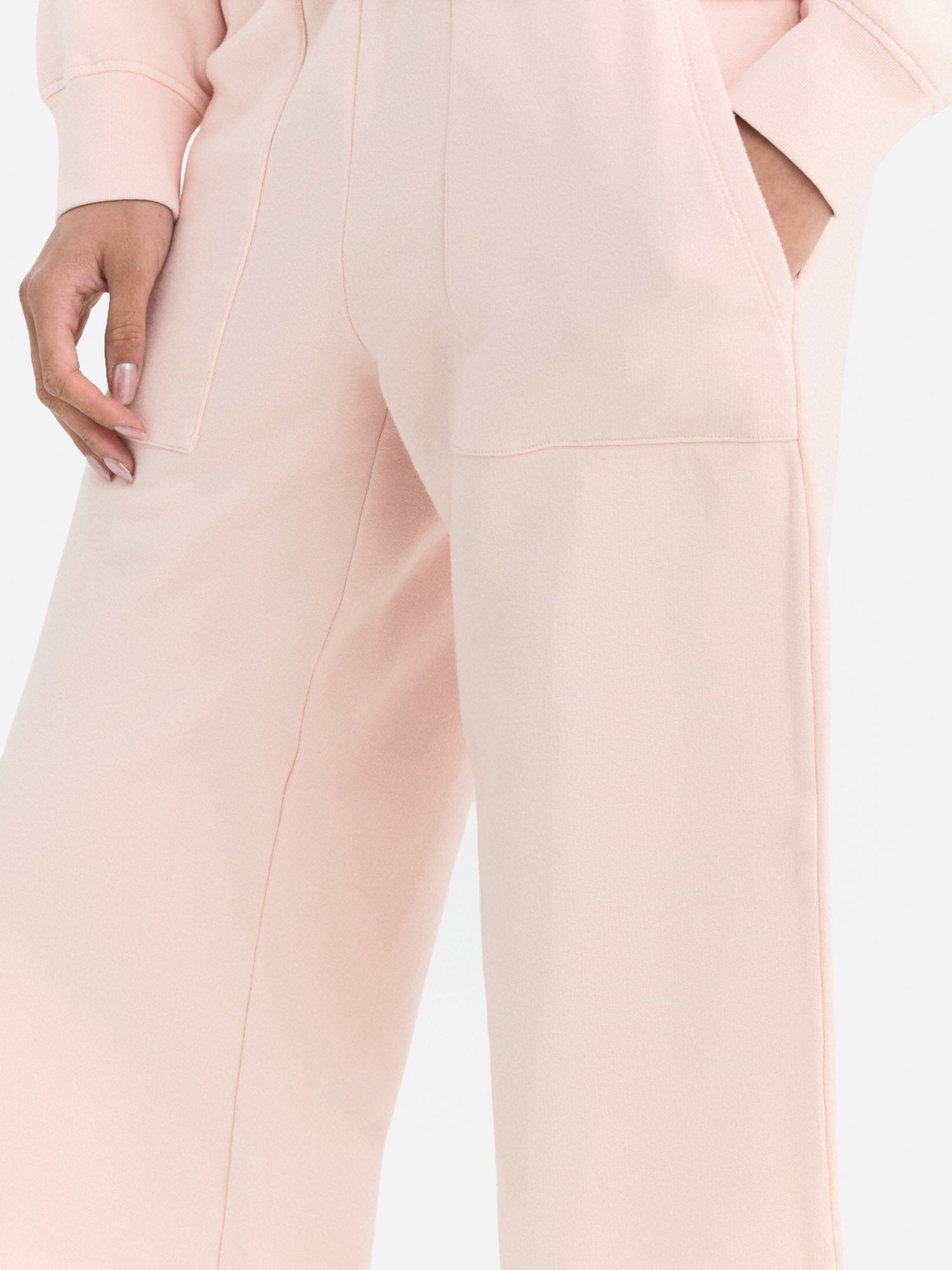 Picture of Organic Fleece Wide Leg Pant Conch - Women's 