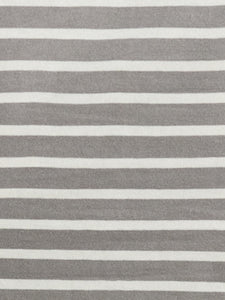 Organic Cotton Striped Shrunken Tee