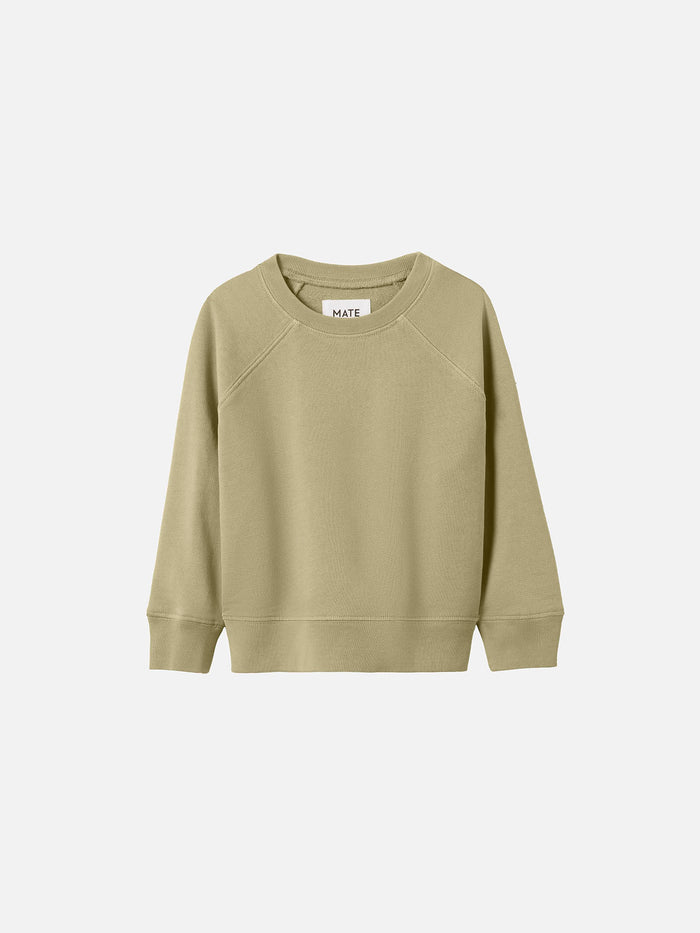 Mini Organic Lightweight Terry Raglan Sweatshirt