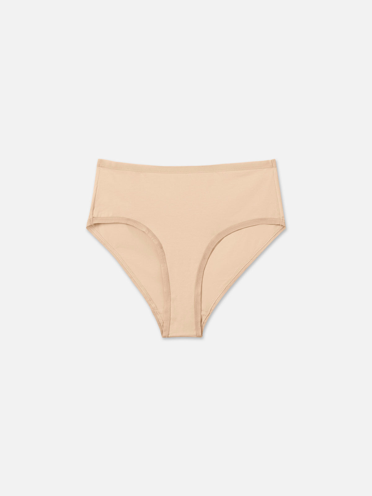 Organic Comfort High Waist Brief-Intimates-MATE the Label-SAND-XS-MATE the Label