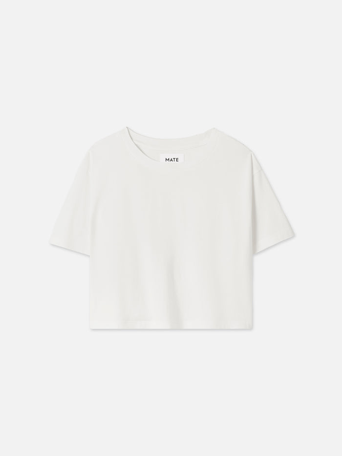 Organic Cotton Relaxed Crop Tee