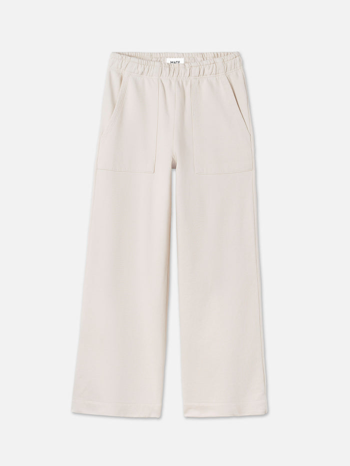 Organic Fleece Wide Leg Pant