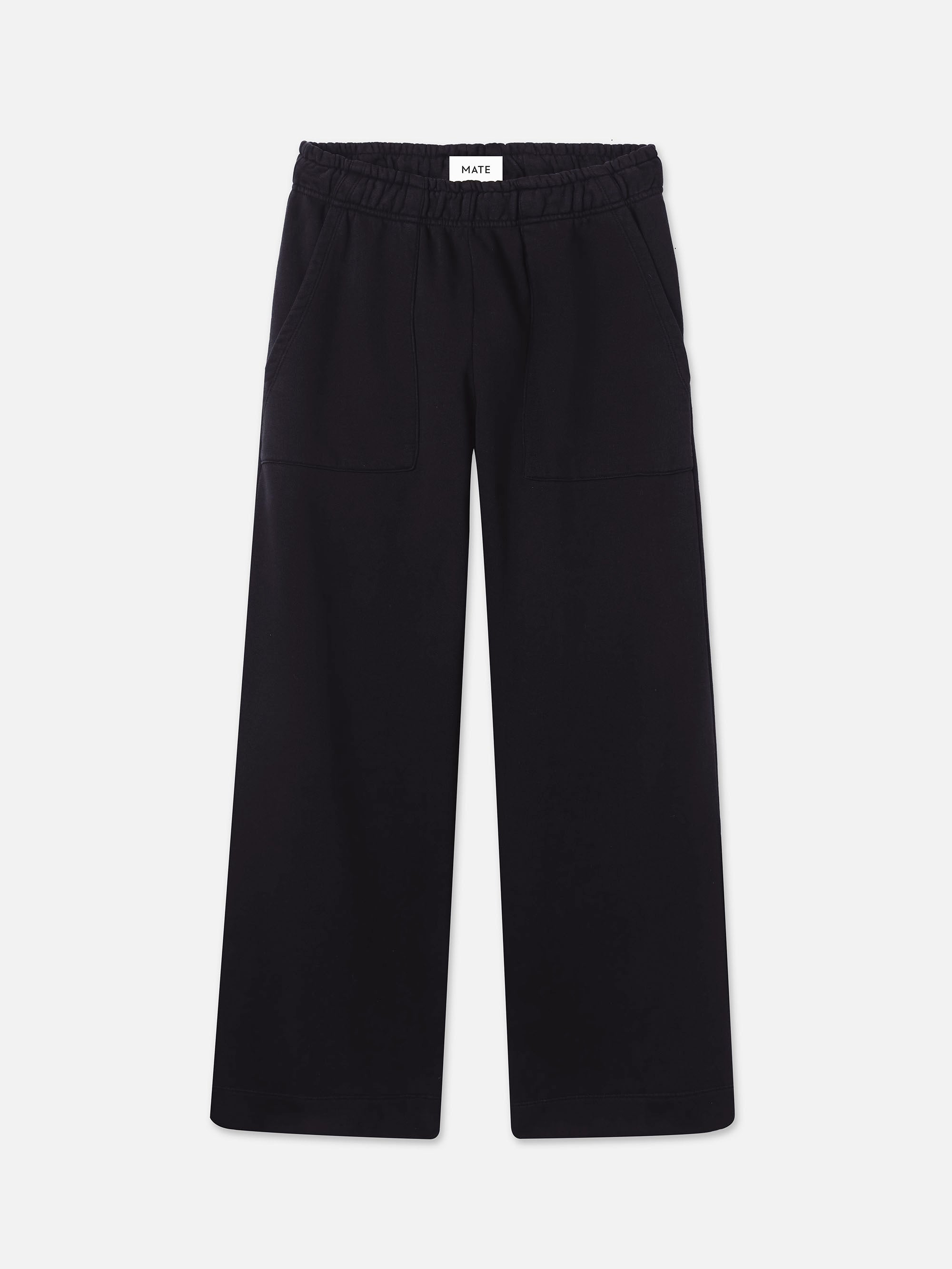 パンツ Wdouble polyester pants W OVY Organic Fleece Wide Leg Pant – MATE the Label