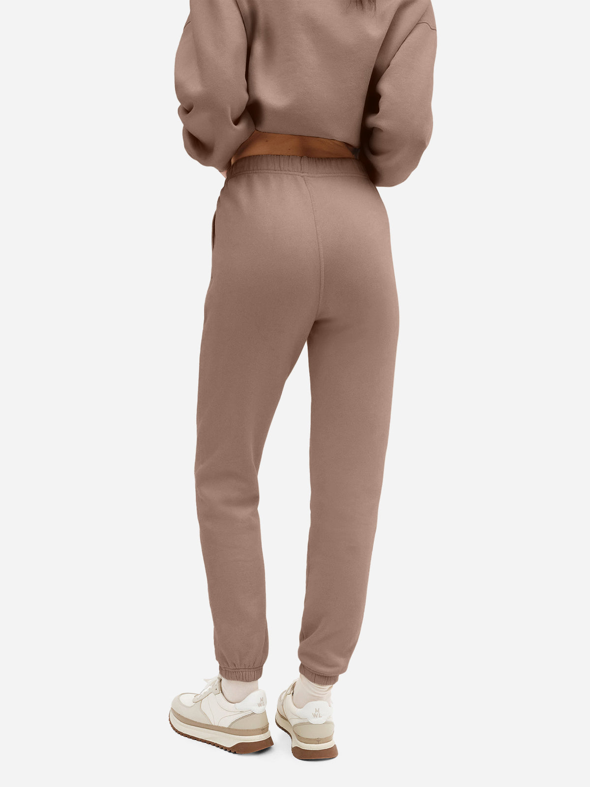 Organic Fleece Relaxed Pocket Sweatpant-Sweatpants-MATE the Label-MUSHROOM-XS-MATE the Label