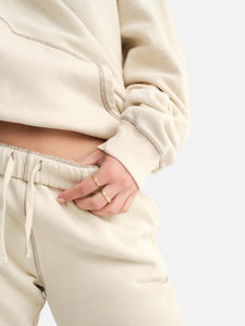 Organic Fleece Relaxed Pocket Contrast Sweatpant