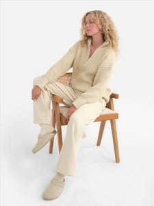 Organic Knit Half-Zip Sweater