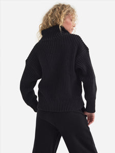 Organic Knit Half-Zip Sweater