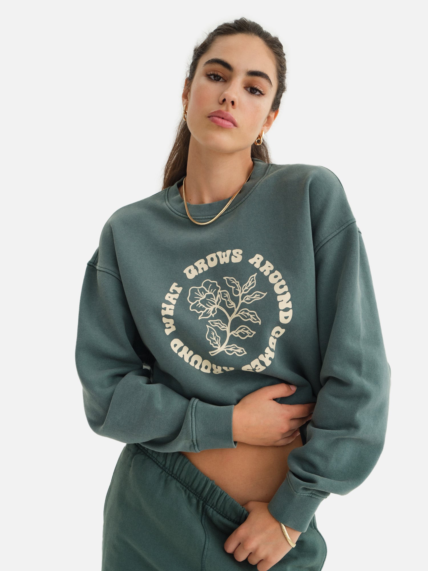 Organic Fleece Graphic Oversized Sweatshirt – MATE the Label