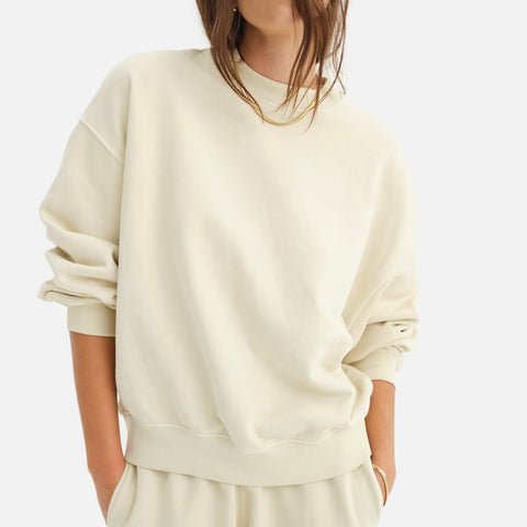 Organic Fleece Bubble Sweatshirt