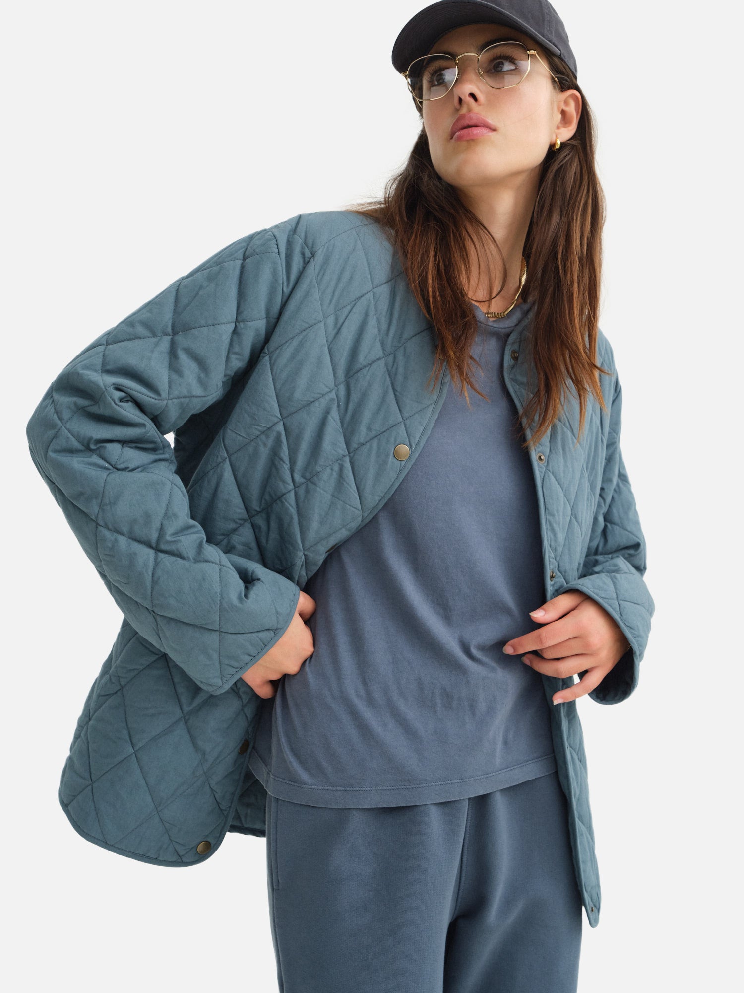 Organic Cotton Quilted Jacket – MATE the Label