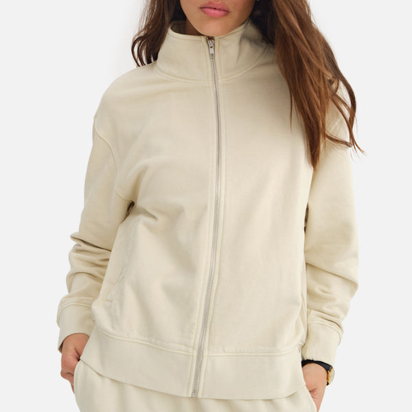 Organic Fleece Track Jacket