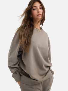 Organic Fleece Oversized Sweatshirt