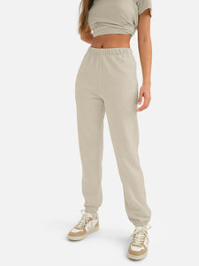 Organic Fleece Embroidered Relaxed Pocket Sweatpant