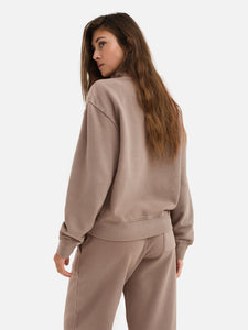 Organic Fleece Half-Zip Sweatshirt
