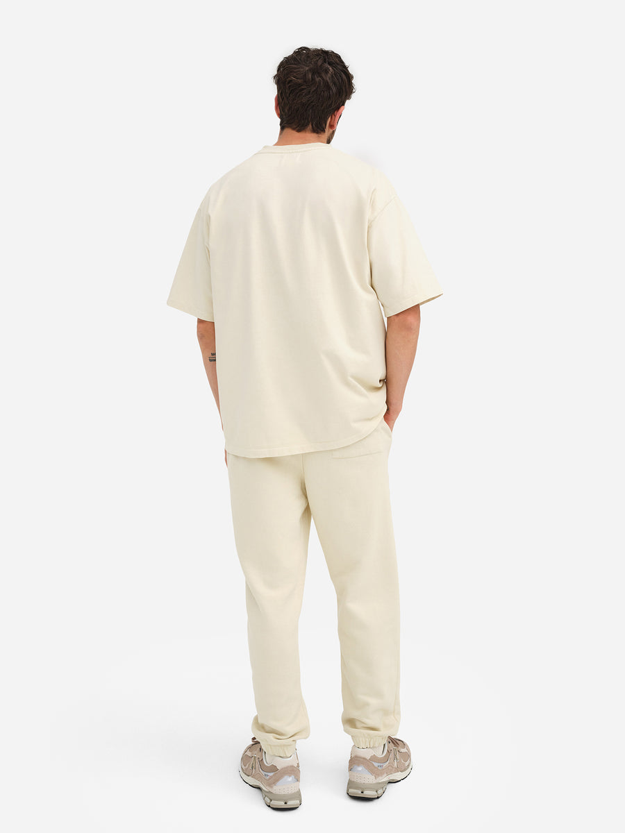 Men's Organic Heavyweight Cotton Relaxed Tee-Tees-MATE the Label-BONE-S-MATE the Label