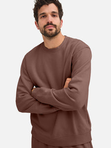 Men's Organic Fleece Crew Neck Sweatshirt
