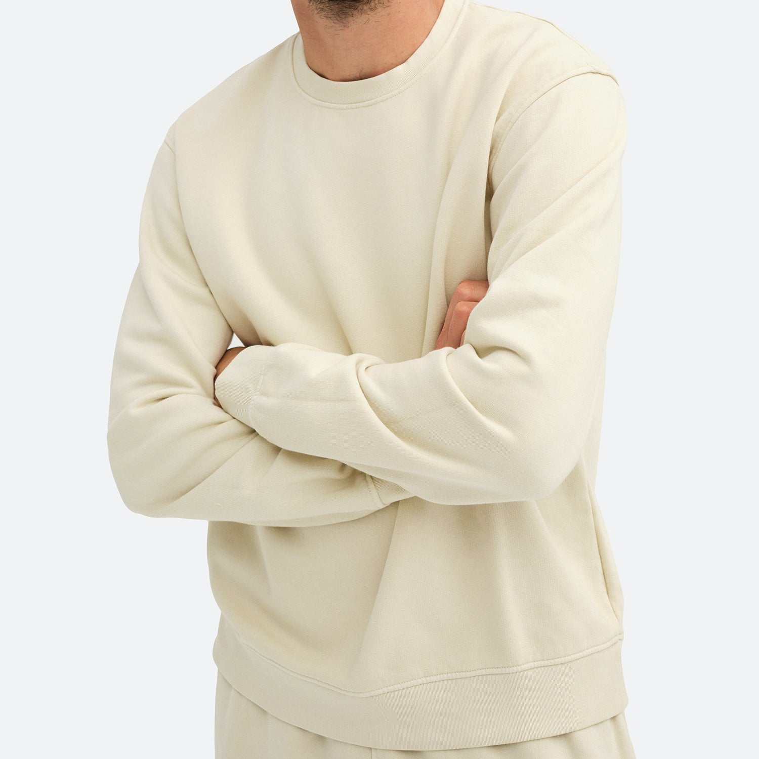 【STONE 】ORGANIC COTTON FLEECE CREWNECK SWEATSHIRT Stone Island - Cotton Fleece Sweatshirt | HBX - Globally