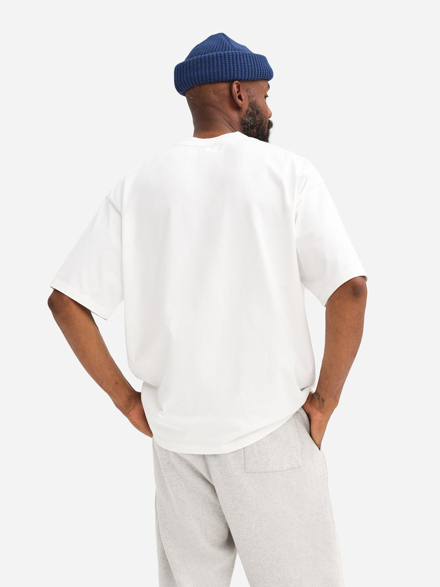 Men's Organic Heavyweight Cotton Relaxed Tee-Tees-MATE the Label-TRUE WHITE-S-MATE the Label