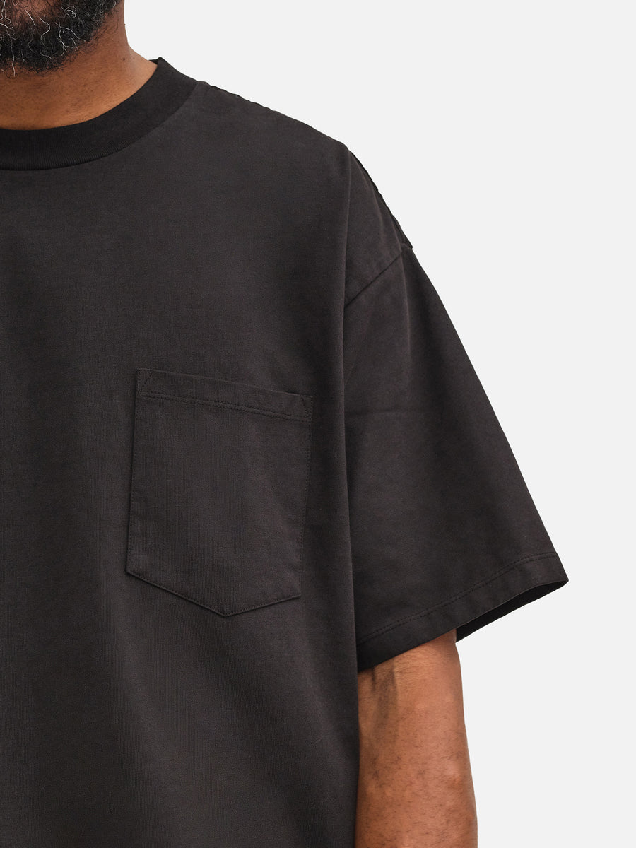 Men's Organic Heavyweight Cotton Relaxed Tee-Tees-MATE the Label-JET BLACK-S-MATE the Label