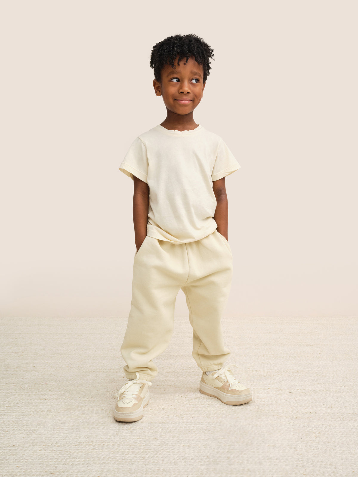 Mini Organic Cotton Classic Tee-Tees-MATE the Label-BONE-0/6m-MATE the Label