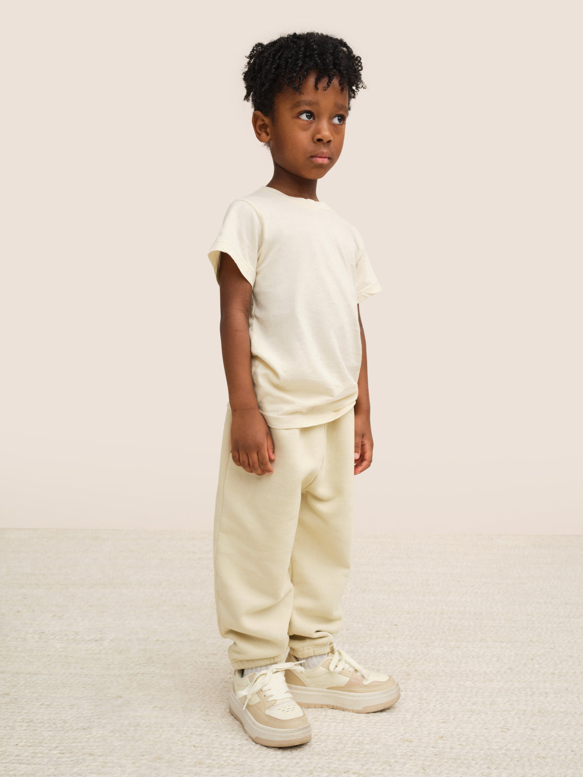 Mini Organic Cotton Classic Tee-Tees-MATE the Label-BONE-0/6m-MATE the Label