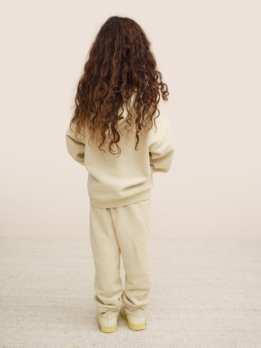 Mini Organic Fleece Hoodie-Sweatshirts-MATE the Label-BONE-0/6m-MATE the Label