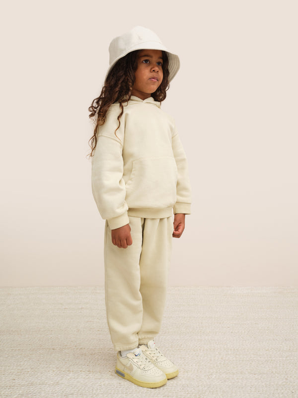 Mini Organic Fleece Hoodie-Sweatshirts-MATE the Label-BONE-0/6m-MATE the Label