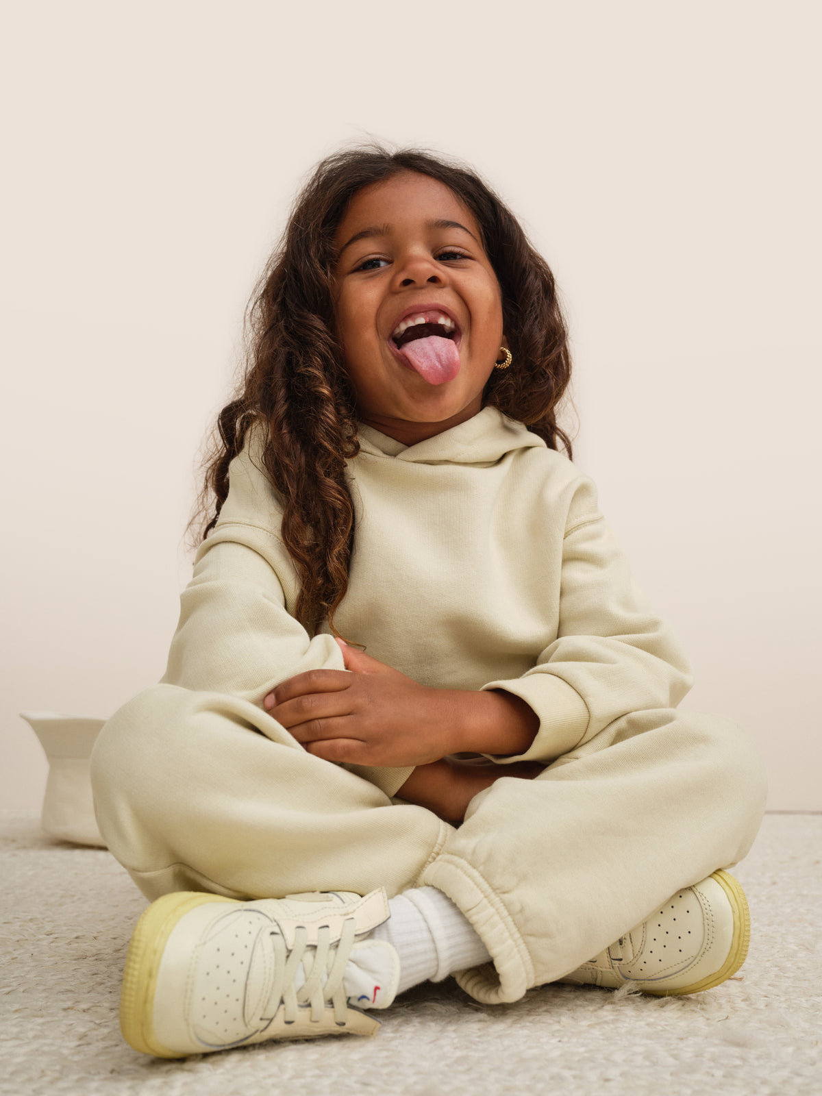 Mini Organic Fleece Sweatpant-Sweatpants-MATE the Label-BONE-0/6m-MATE the Label