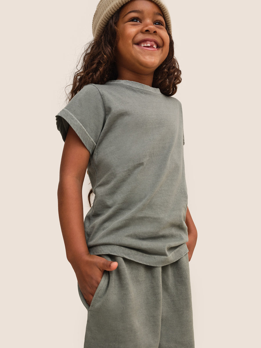 Mini Organic Cotton Classic Tee-Tees-MATE the Label-FOREST-0/6m-MATE the Label