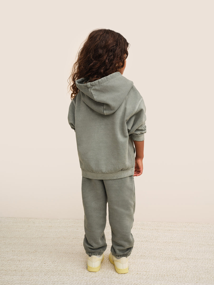 Mini Organic Fleece Hoodie-Sweatshirts-MATE the Label-FOREST-0/6m-MATE the Label
