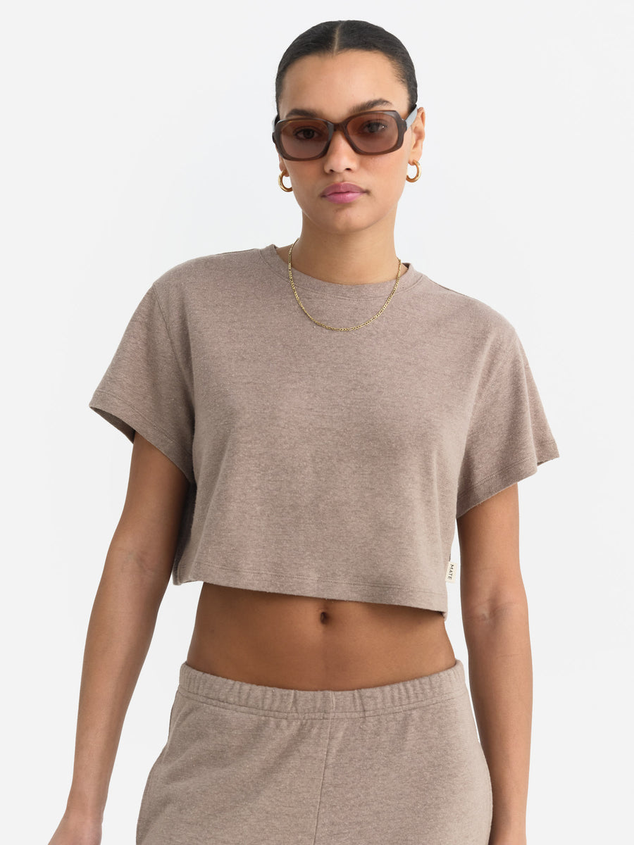 Regenerative Hemp Relaxed Crop Tee-Tees-MATE the Label-MINERAL-XS-MATE the Label