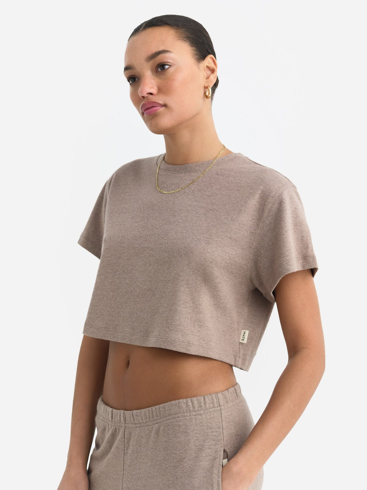 Regenerative Hemp Relaxed Crop Tee-Tees-MATE the Label-MINERAL-XS-MATE the Label