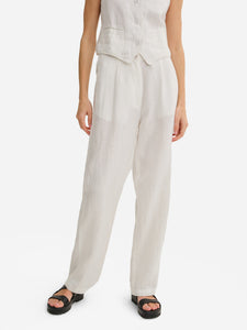 Organic Linen Tailored Pant