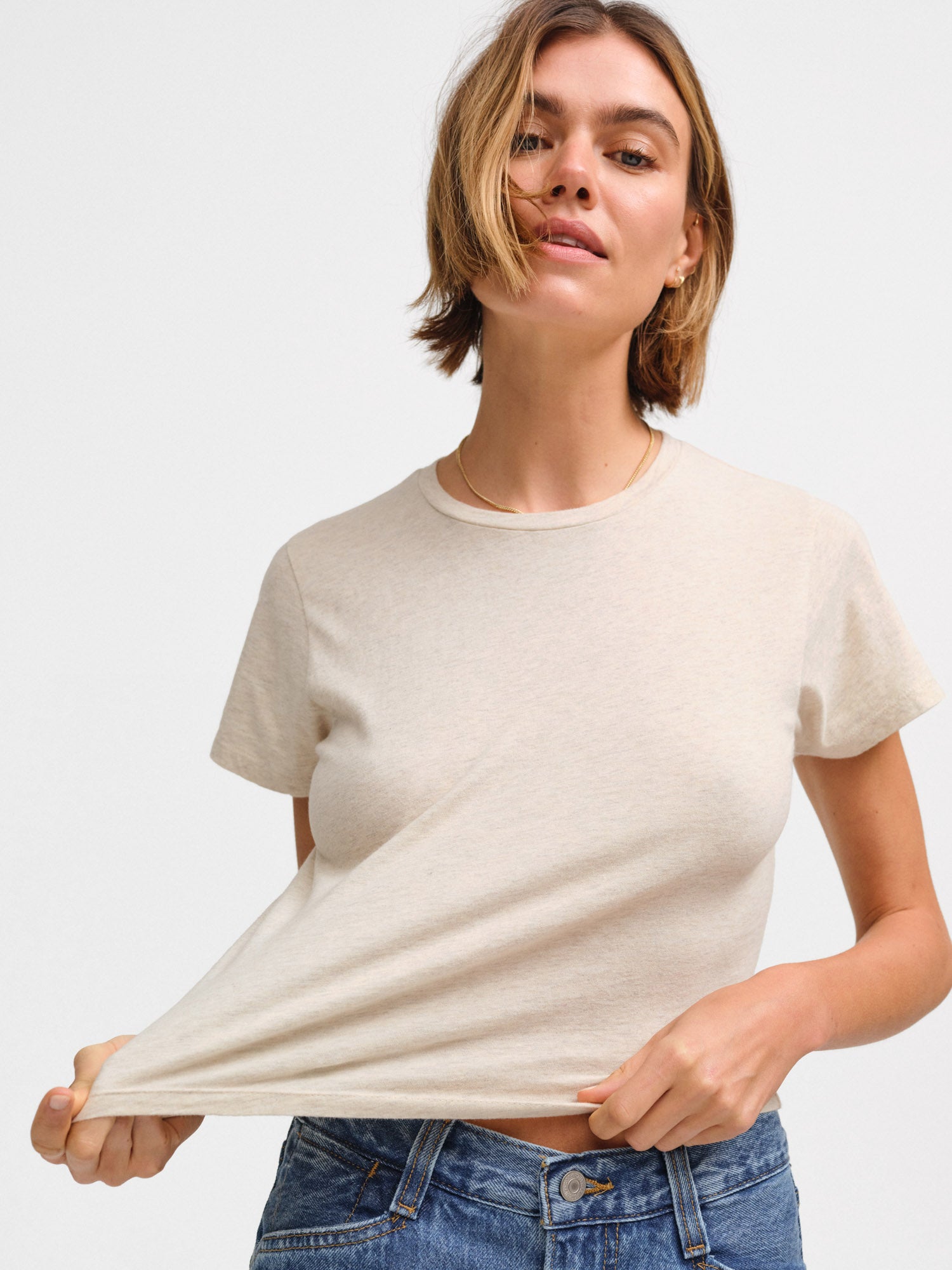 Organic Cotton Shrunken Tee Organic Cotton Shrunken Tee