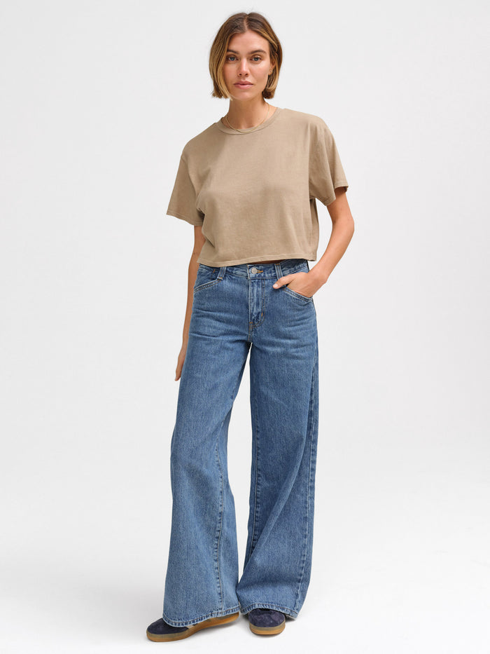 Organic Cotton Relaxed Crop Tee