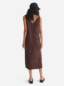 Organic Linen Tank Center Seam Dress