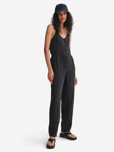 Organic Linen Tank Jumpsuit