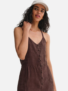 Organic Linen Tank Jumpsuit