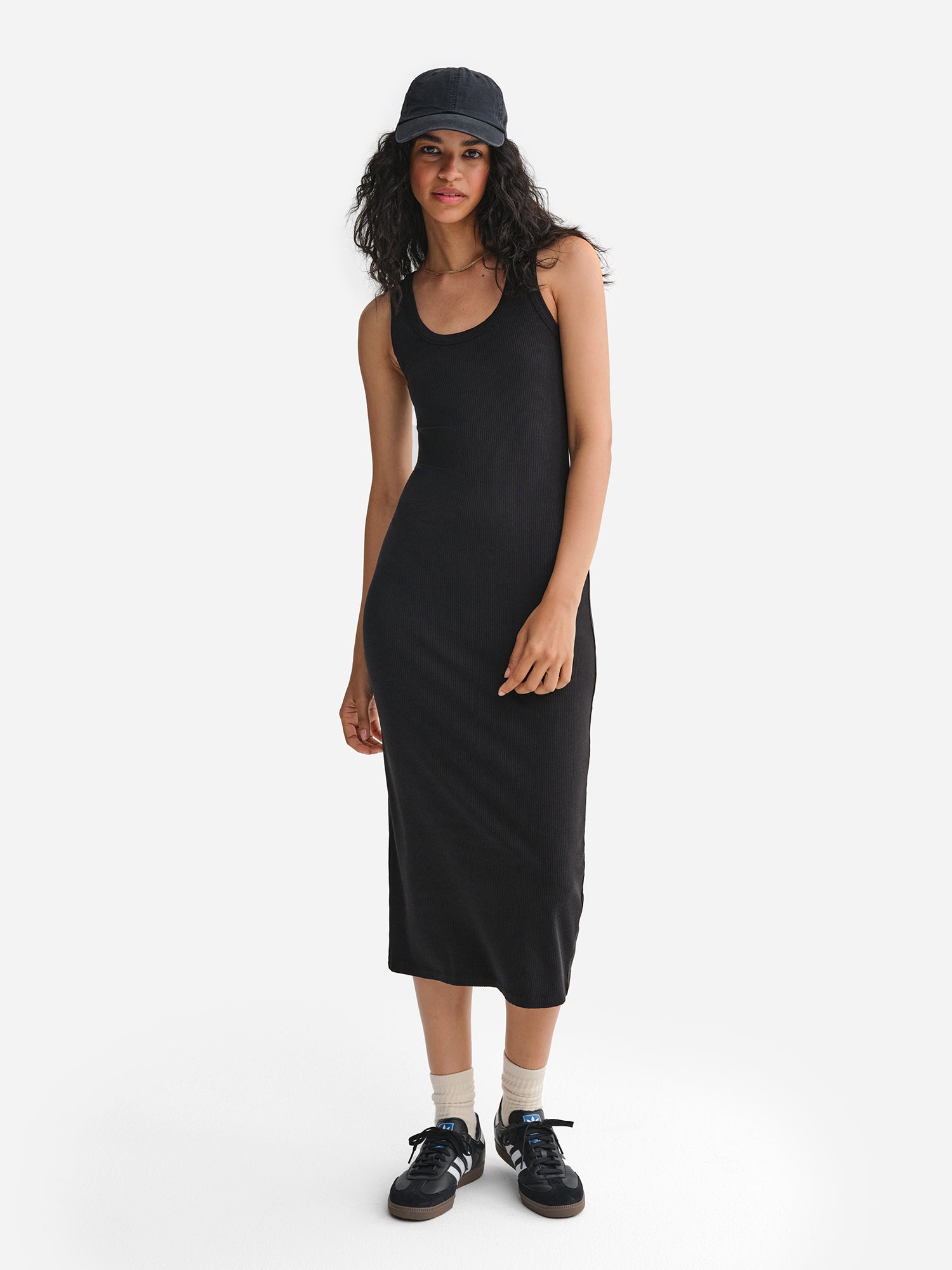 Tencel Rib Tank Maxi Dress – MATE the Label